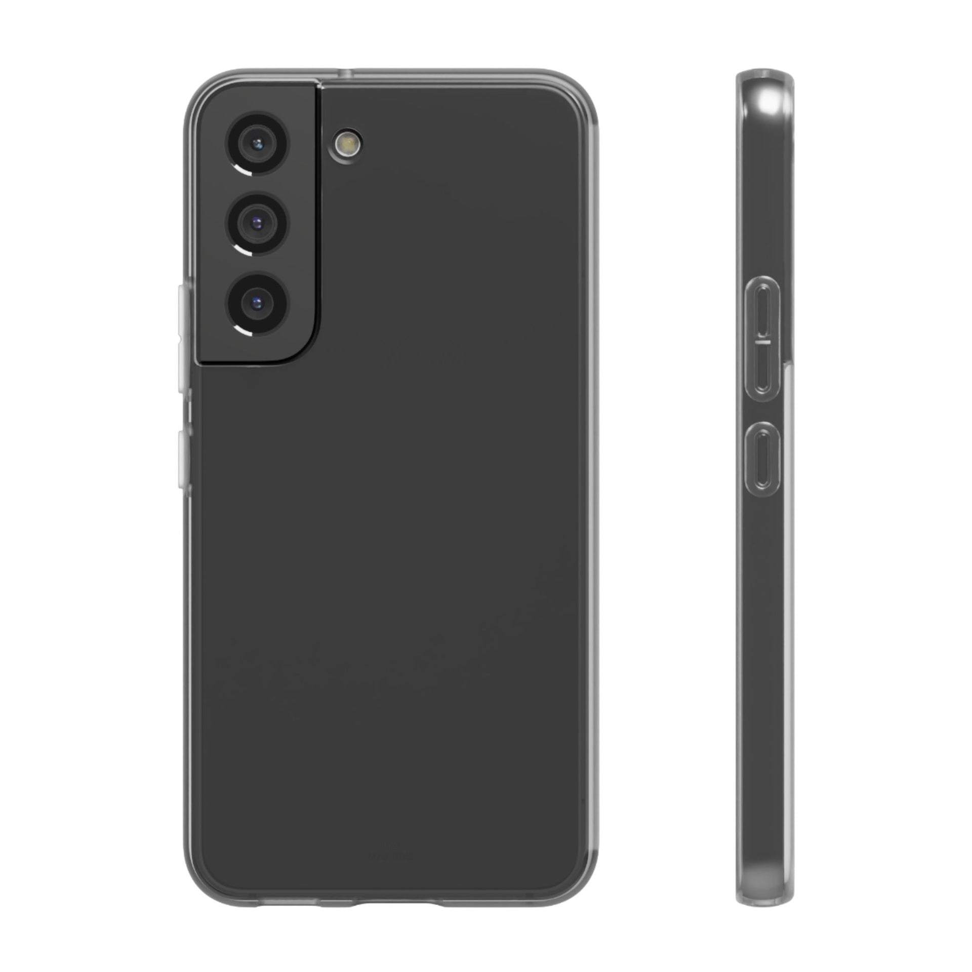 Flexible Phone Cases, Clear Covers, Stylish Smartphone Protection (personalizable)