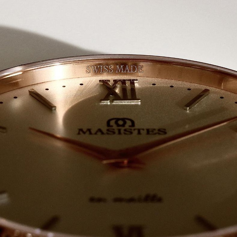 Classic En-Maille | ROSE GOLD / LEATHER / 36MM | Women's Watch